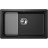 Кухонная мойка GRANULA KS-7303U, шварц (черный металлик) 7303iU SHBAPC